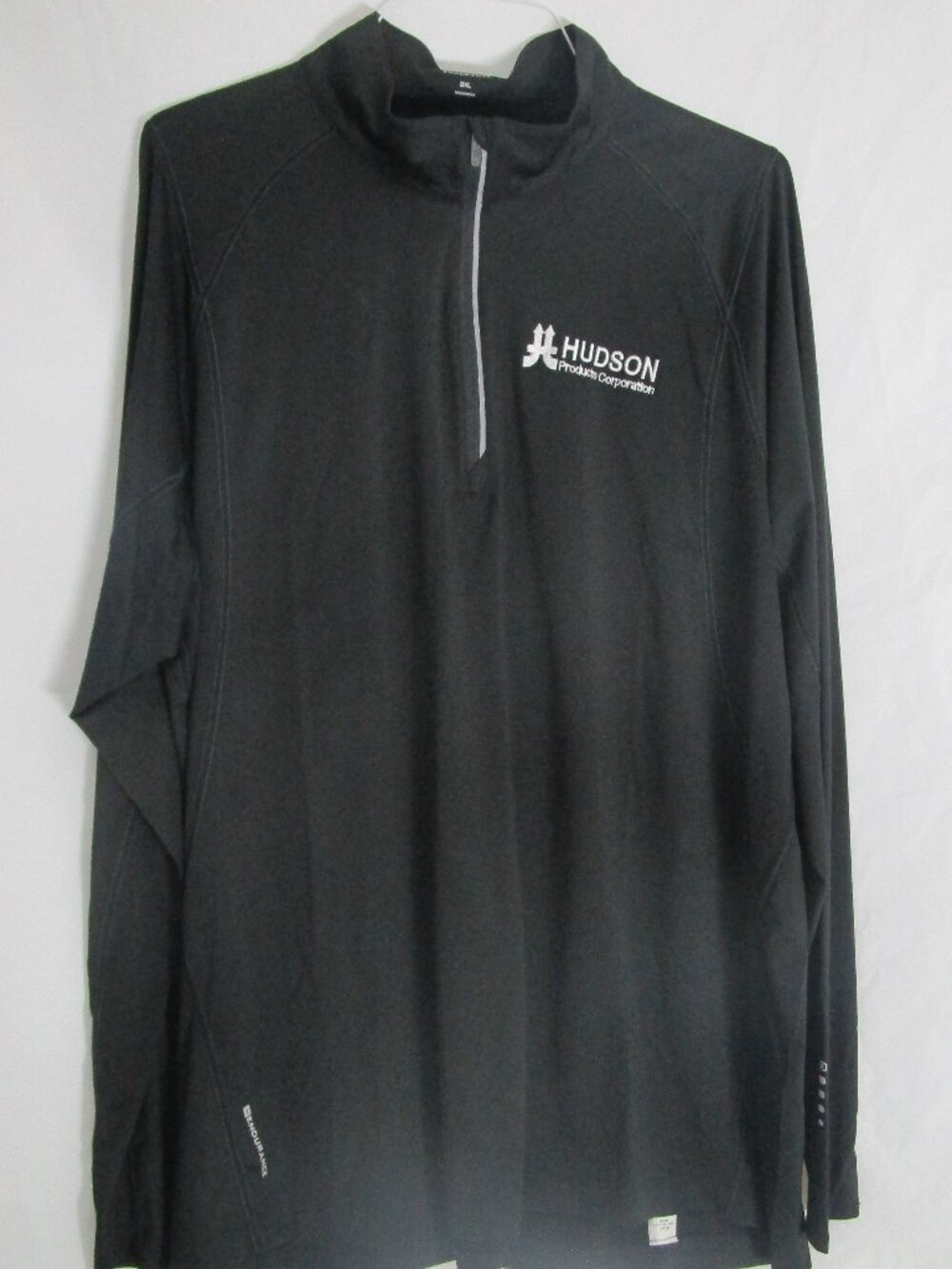 Ogio Endurance Fulcrum Activewear Top Men's XXL black Long Sleeve 1/4 Zip Pullov